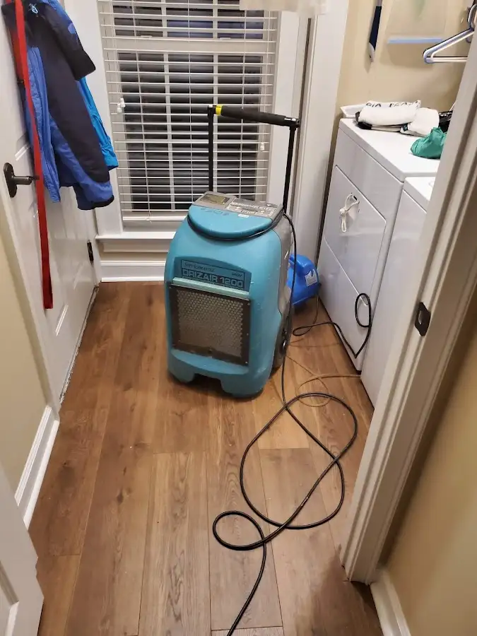 Commercial dehumidifier deployed for Flood Damage Cleanup in Denham Springs