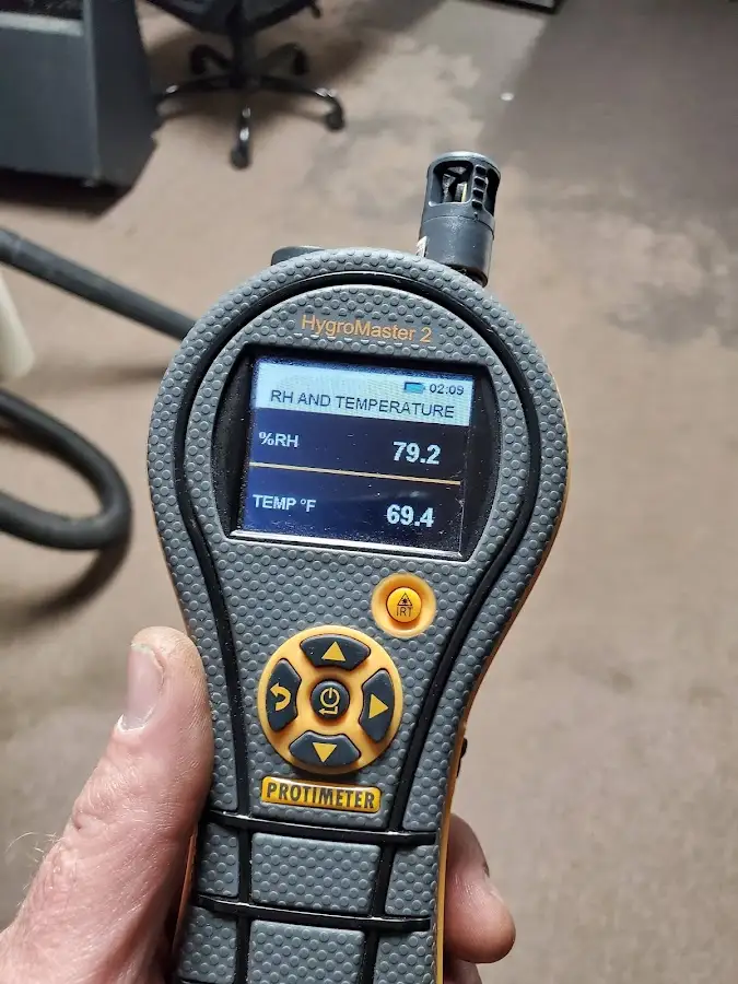 Moisture meter humidity assessment for Fire & Smoke Damage Restoration in Denham Springs